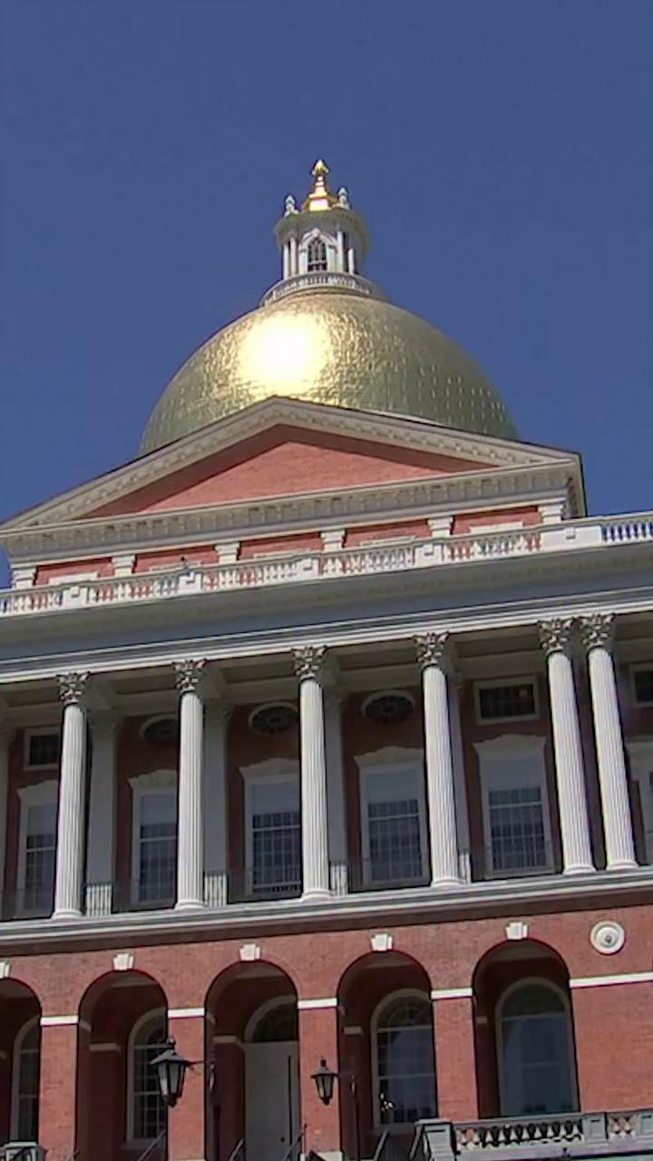 Demonstrators filled the steps of the Massachusetts State House on Monday, urging lawmakers to pass and expand the PROTECT Act, a bill that would set statewide rules for how local and state agencies work with federal immigration authorities