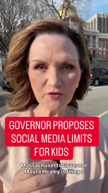 Gov. Healey is proposing limits on social media for kids, blaming it for increased anxiety and depression. She says Big Tech has shown it won’t protect children, so the government needs to step in.