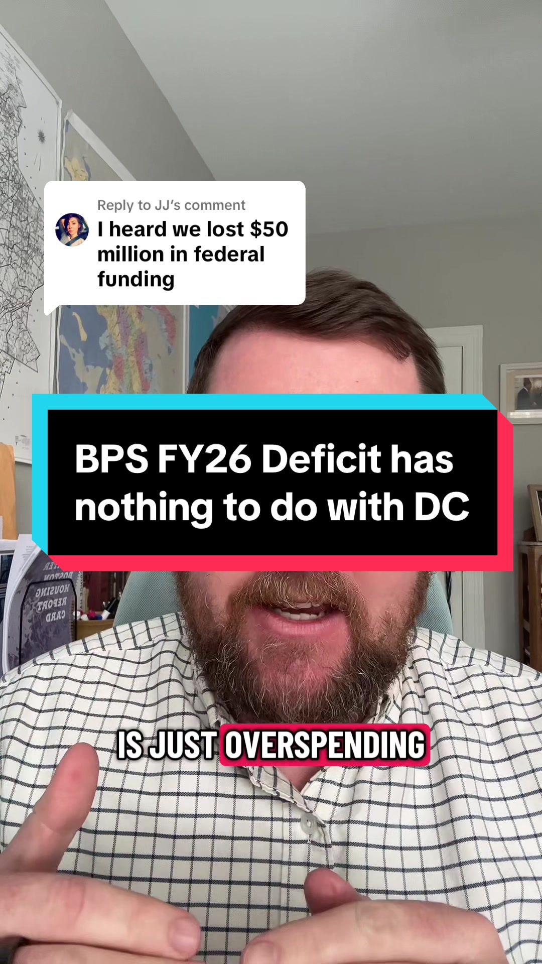 The $53M budget deficit at Boston Public School is *not* caused by any of the fights w/ DC. It’s much simpler: BPS is spending more than was budgeted for this fiscal year. 