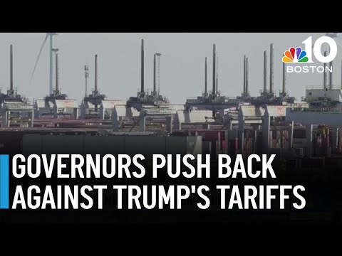 Healey and other governors call for Congress to rein in Trump's tariffs