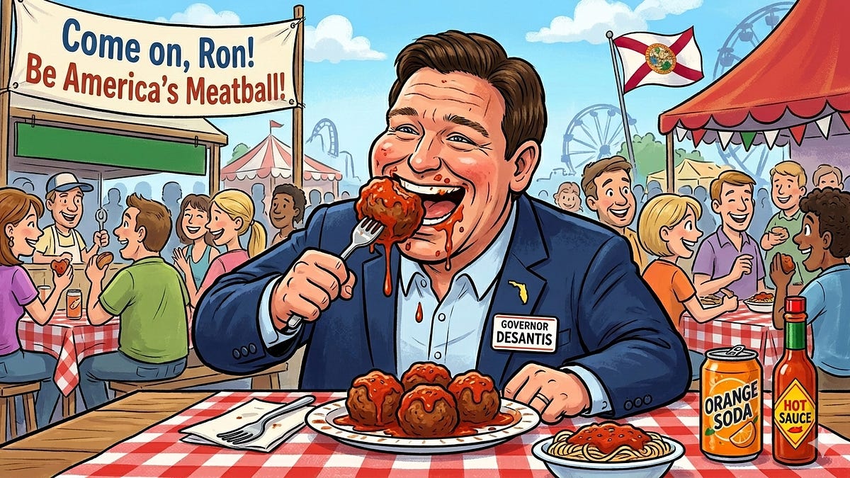 Message to Ron DeSantis: It's time for you to become America's meatball!