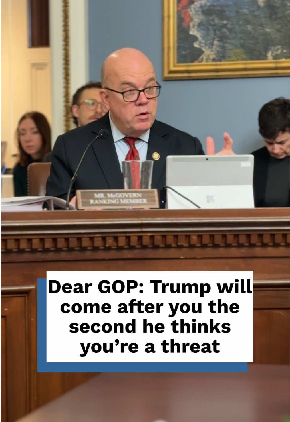 Trump will turn on you, investigate you, and indict you with bogus charges the second he doesn't like you.  That’s not Democracy—it’s tyranny. Your silence won’t make it go away.