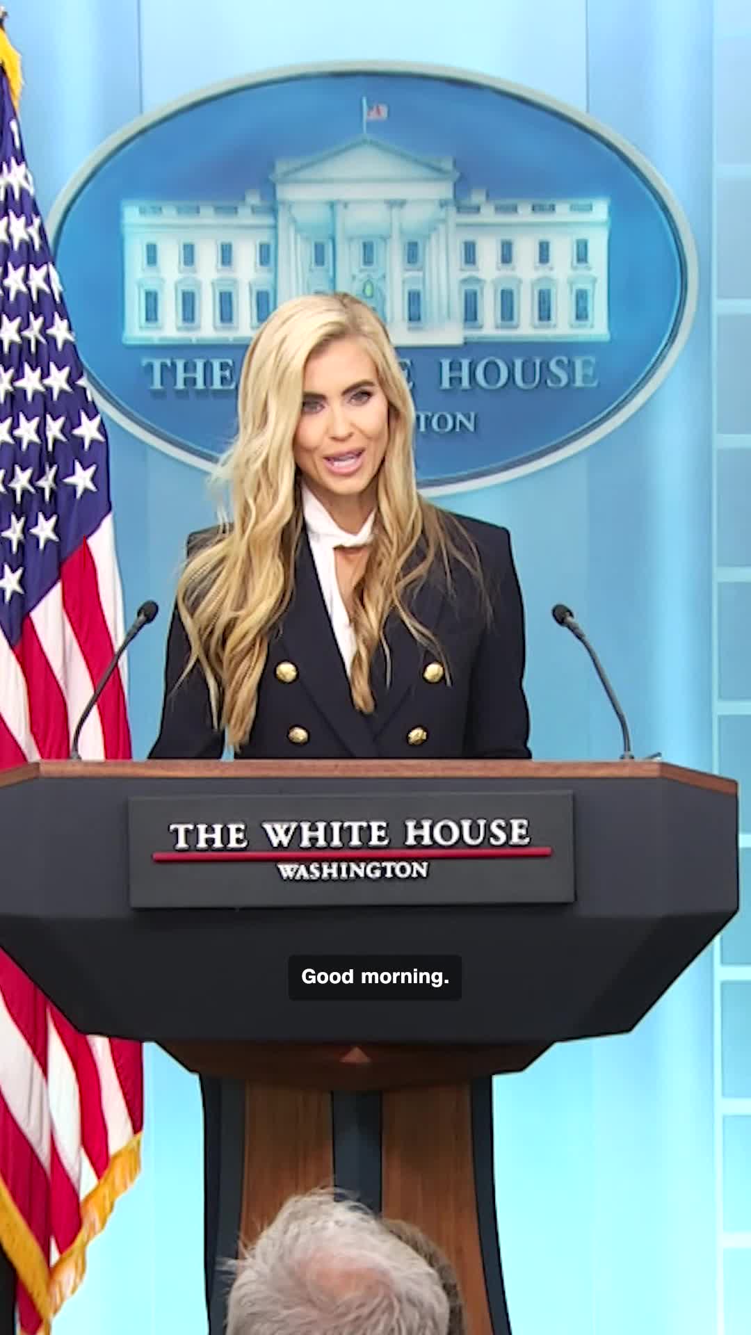 Several White House officials are questioning how long Katie Zacharia will keep the press secretary job after her first briefing Tuesday, noting her performance was unlikely to satisfy President Donald Trump. 