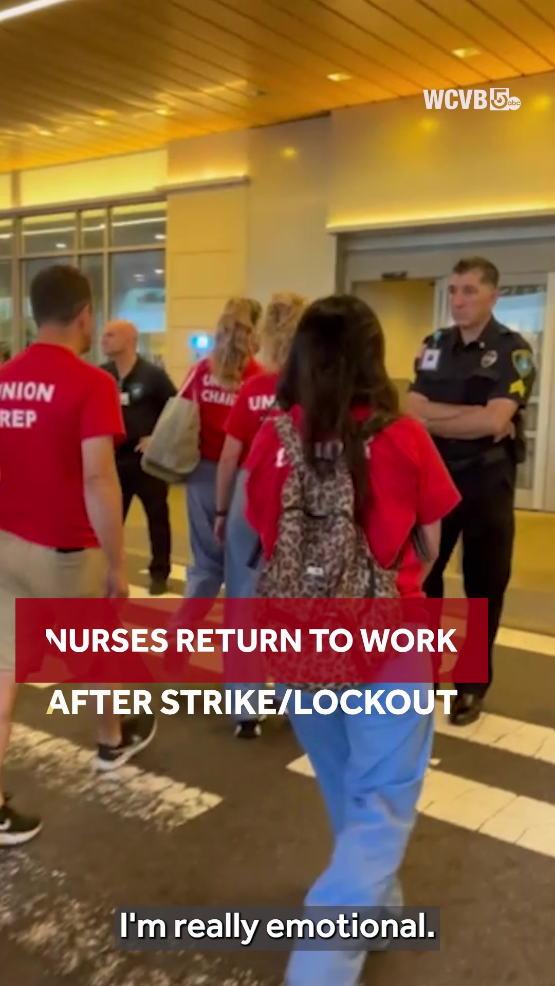 Thousands of nurses just returned to work at Brigham and Women's Hospital in Boston after a record-setting strike and lockout, despite not yet having a new contract agreement. We spoke to union members on their way in. 