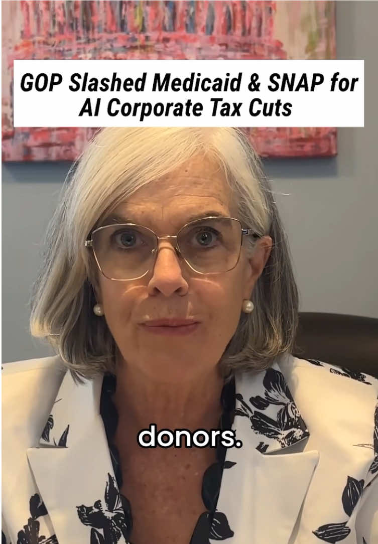 Republicans slashed Medicaid and SNAP in order to give tax breaks for data centers and AI.  Yes, you read that right.