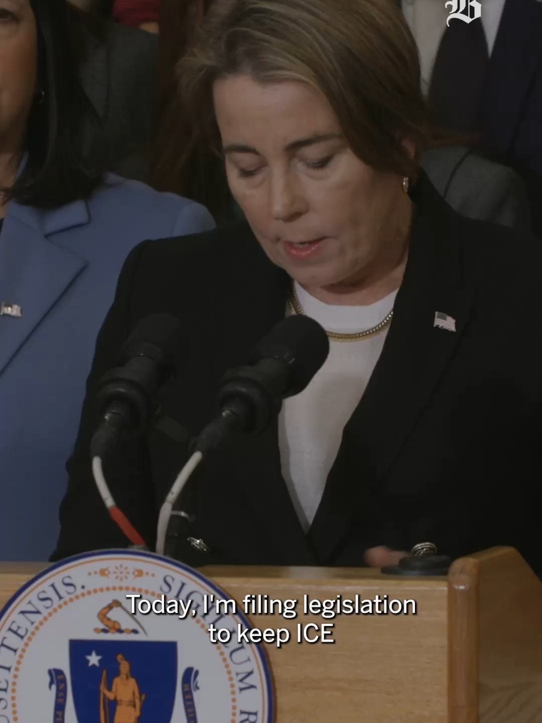 Governor Maura Healey has filed a bill to ban federal immigration enforcement from entering churches, schools, courthouses, and other sensitive locations in Massachusetts.