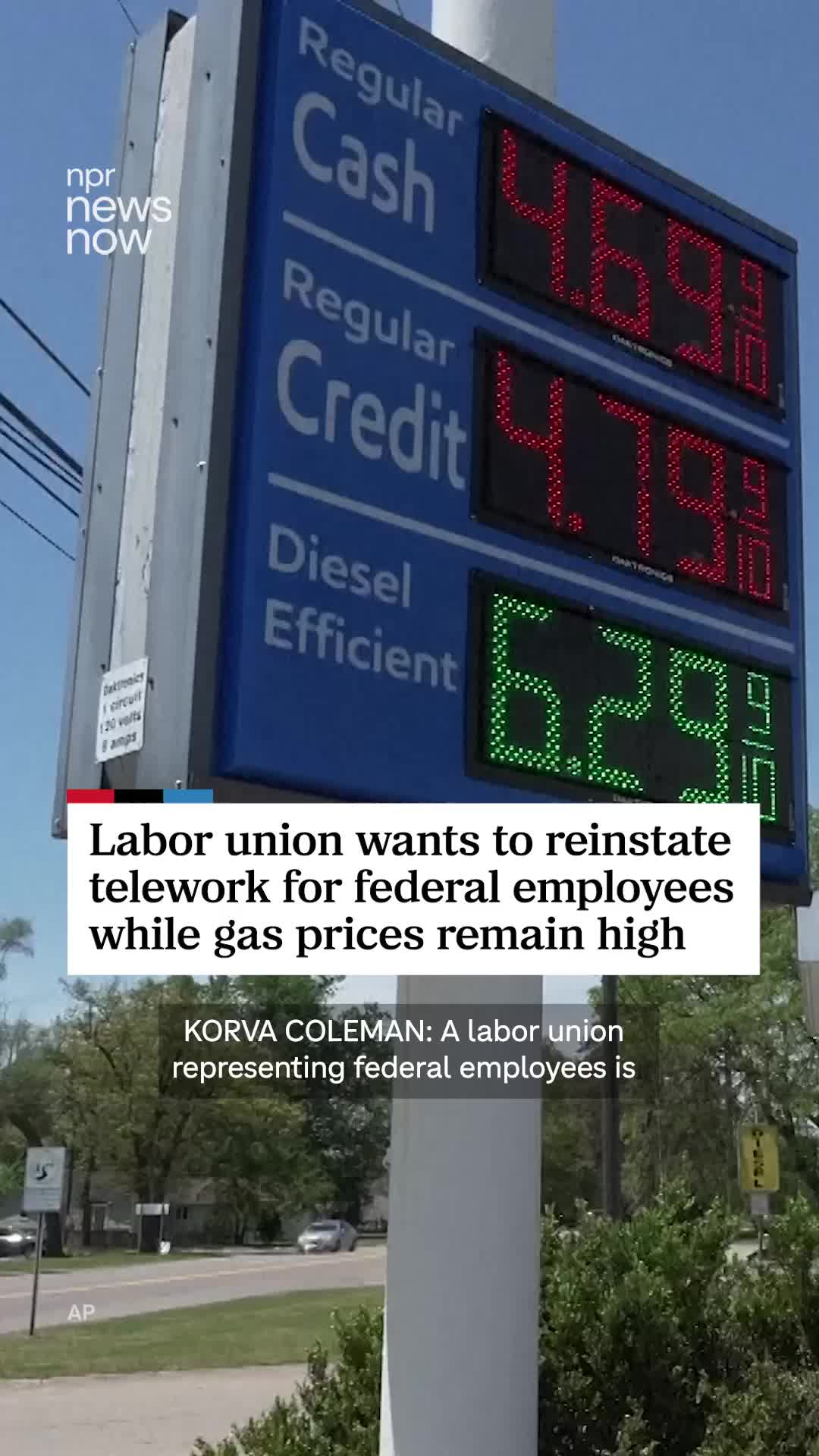 A labor union representing federal workers has asked the federal government to reinstate telework while gas prices remain high and members struggle to make ends meet.