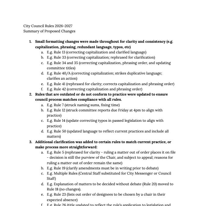 Weekly Transcript Round-up for 01/30/26 & 5 Questions for Today's Rules Meeting