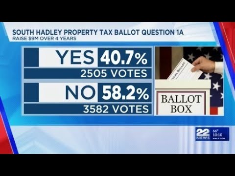 South Hadley voters reject property tax increase proposals