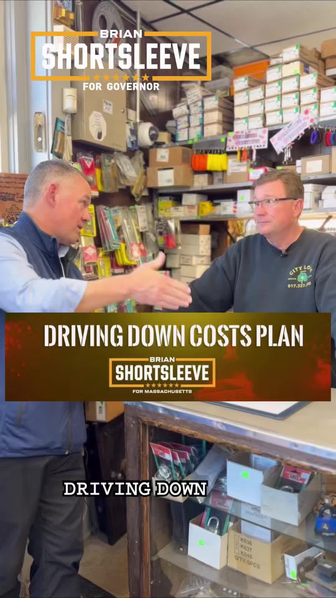 My “Driving Down Costs” Plan will make Massachusetts more affordable for working families by cutting down on the taxes and red tape that have been imposed by Democrats on Beacon Hill.