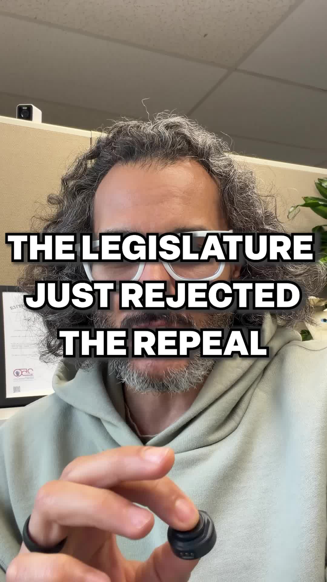 The Massachusetts Legislature just rejected the cannabis repeal — biggest win this campaign has had.