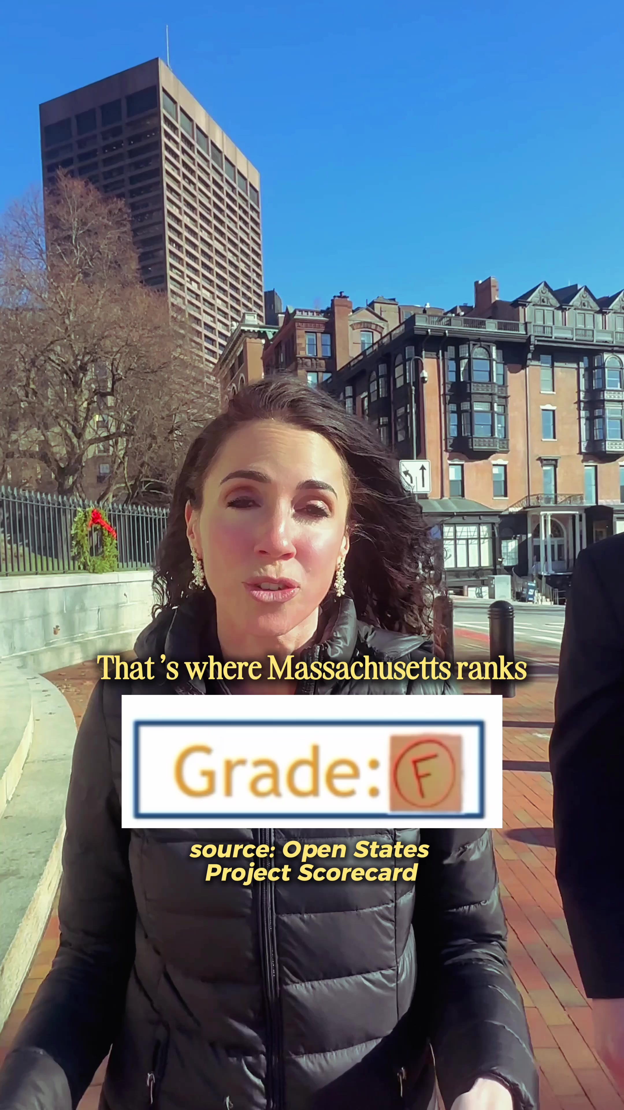 Massachusetts is ranked dead last in government transparency.