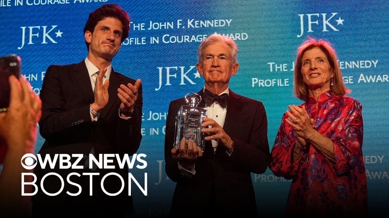 Former Federal Reserve Chair Jerome Powell receives JFK Profile in Courage Award