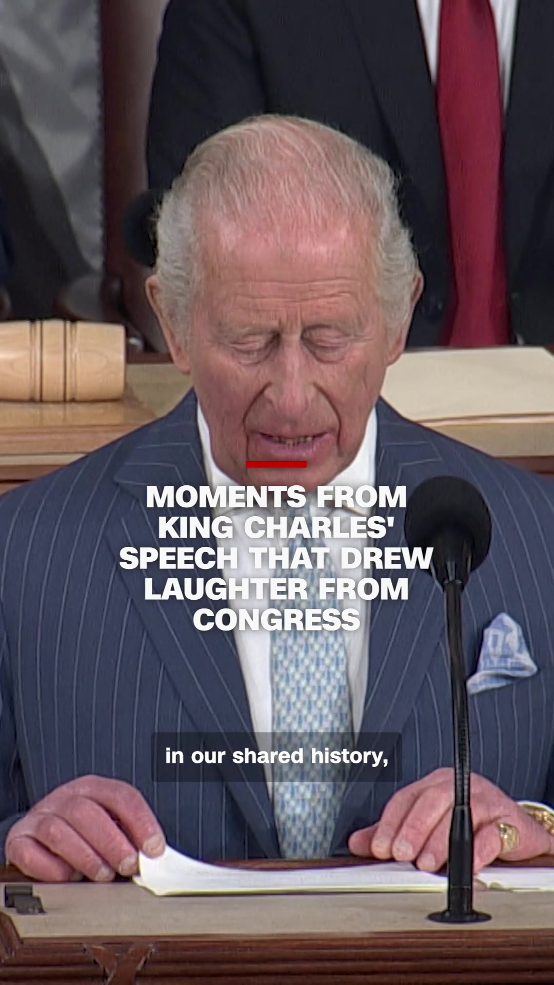 In a high-stakes, often heavy speech, King Charles still took a few opportunities for humor as he addressed a joint meeting of Congress.