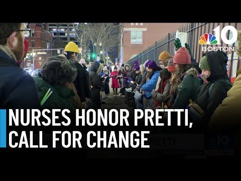 Mass. nurses honor Alex Pretti, voice objection to ICE action.