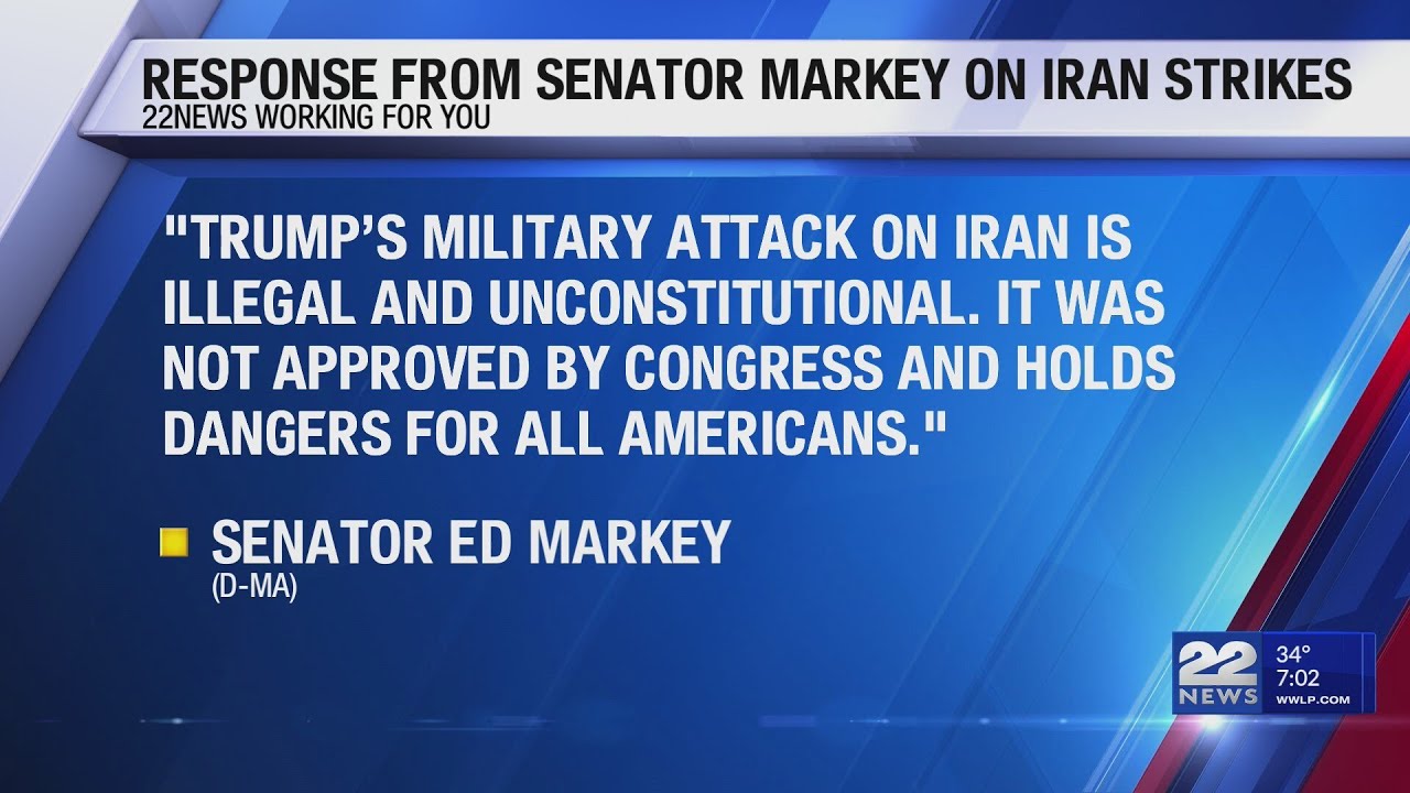 Massachusetts officials react to Trump's Iran strikes