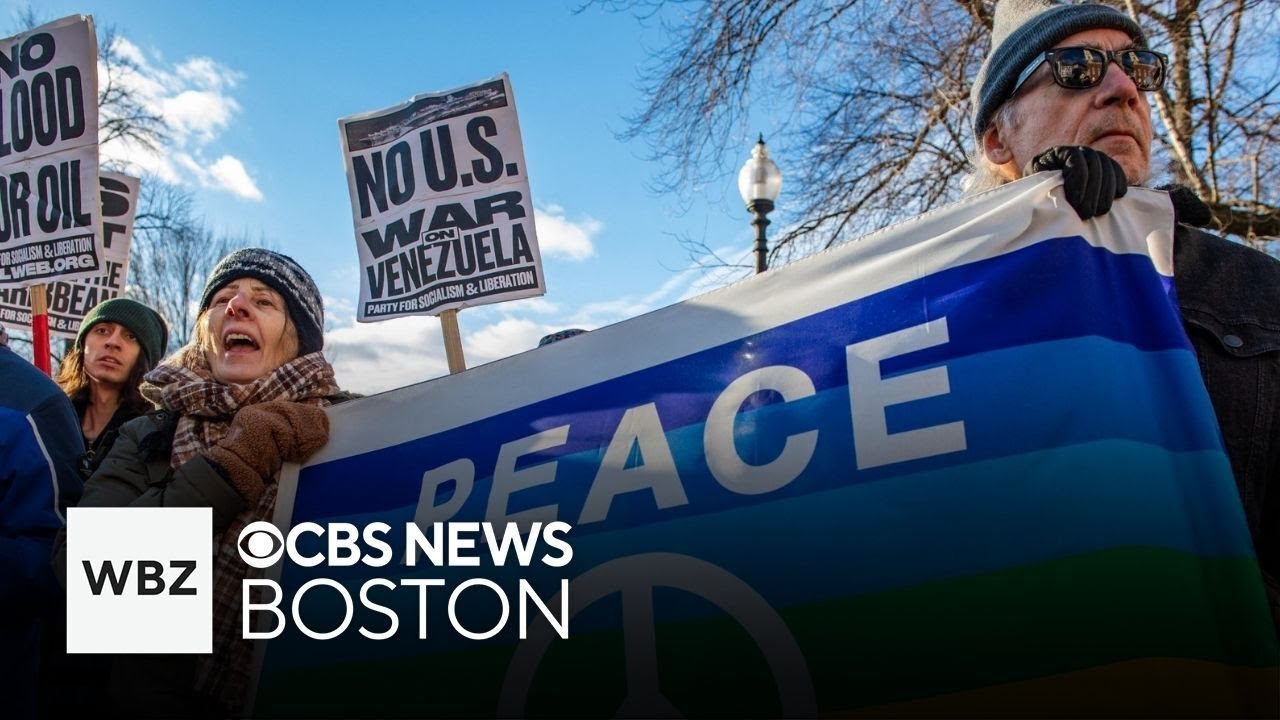 People in Boston react to U.S. military action in Venezuela