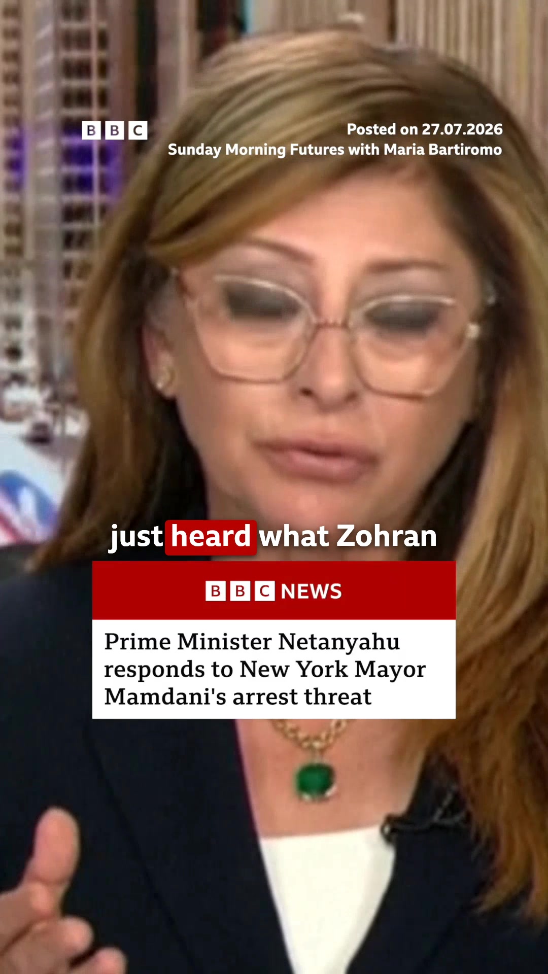 Israeli Prime Minister Benjamin Netanyahu has said he plans to attend the UN General Assembly in New York City this autumn, despite the city's mayor, Zohran Mamdani, making threats to arrest him. 