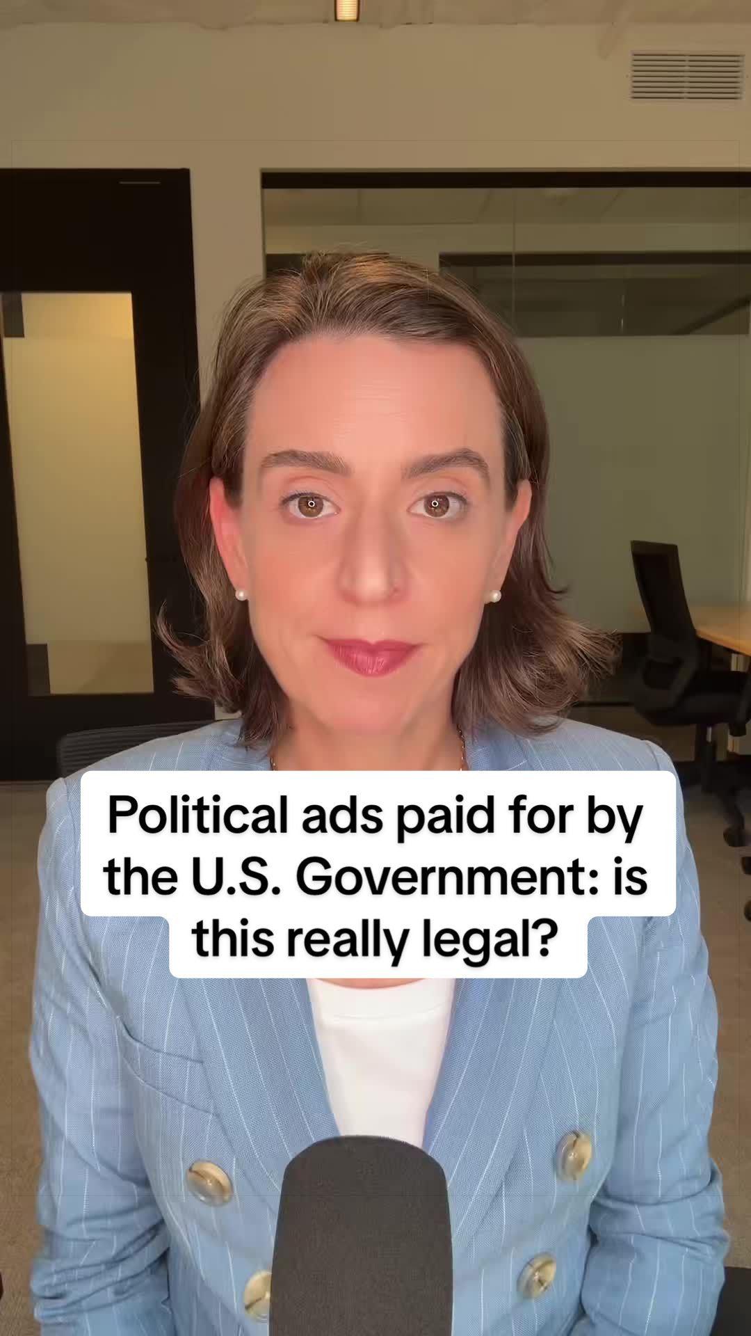 9/30: Trump is running a series of TV ads, featuring himself, that are paid for by the U.S. government. Is this really legal? I don’t think so. For more answers to your legal question, follow the pod 