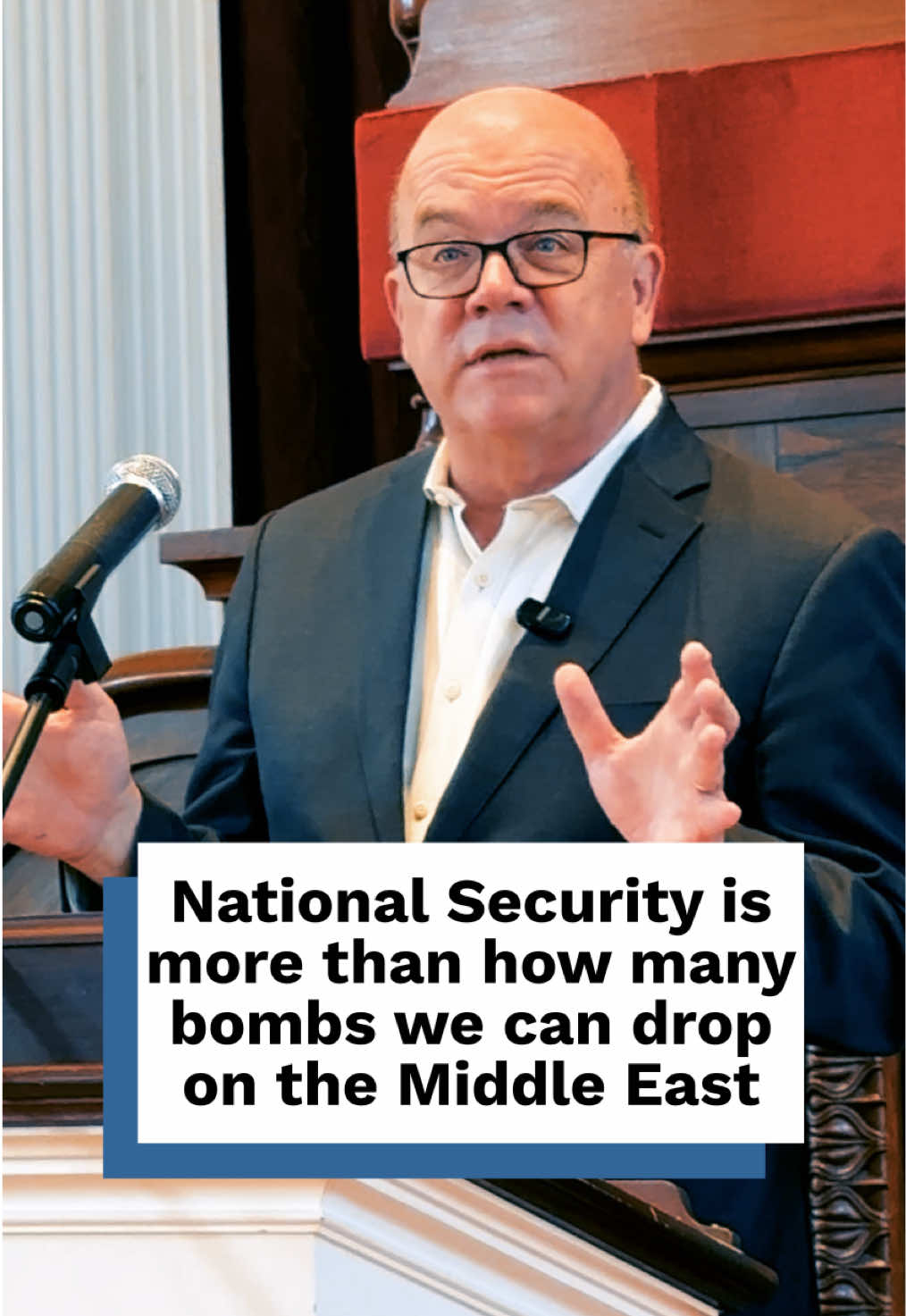 We need to stop bombing schools in Iran and start rebuilding them here in America.
