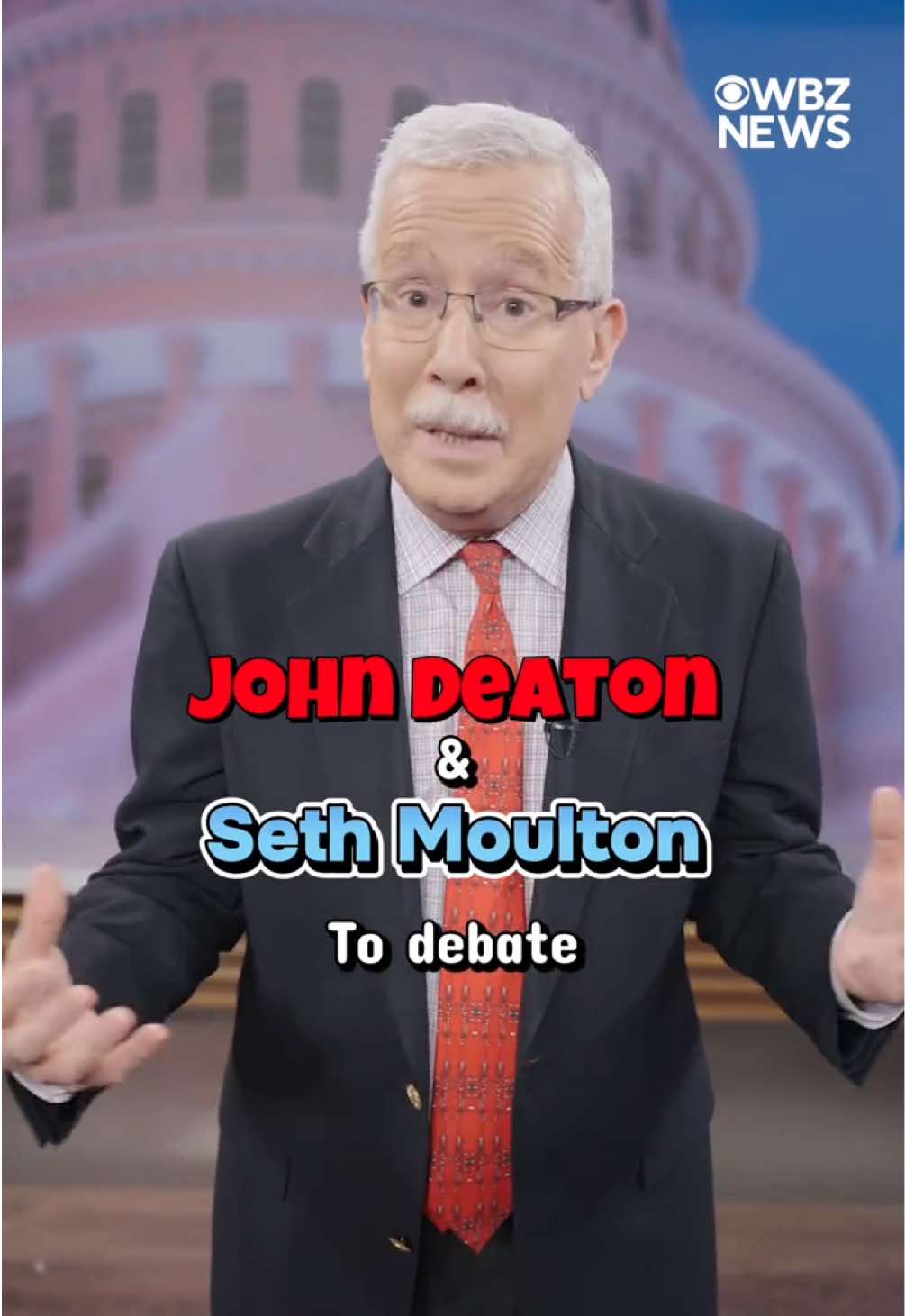 John Deaton and Seth Moulton are set to meet in a first-of-its-kind cross party debate, moderated by Jon Keller, ahead of the Massachusetts U.S. Senate primary elections