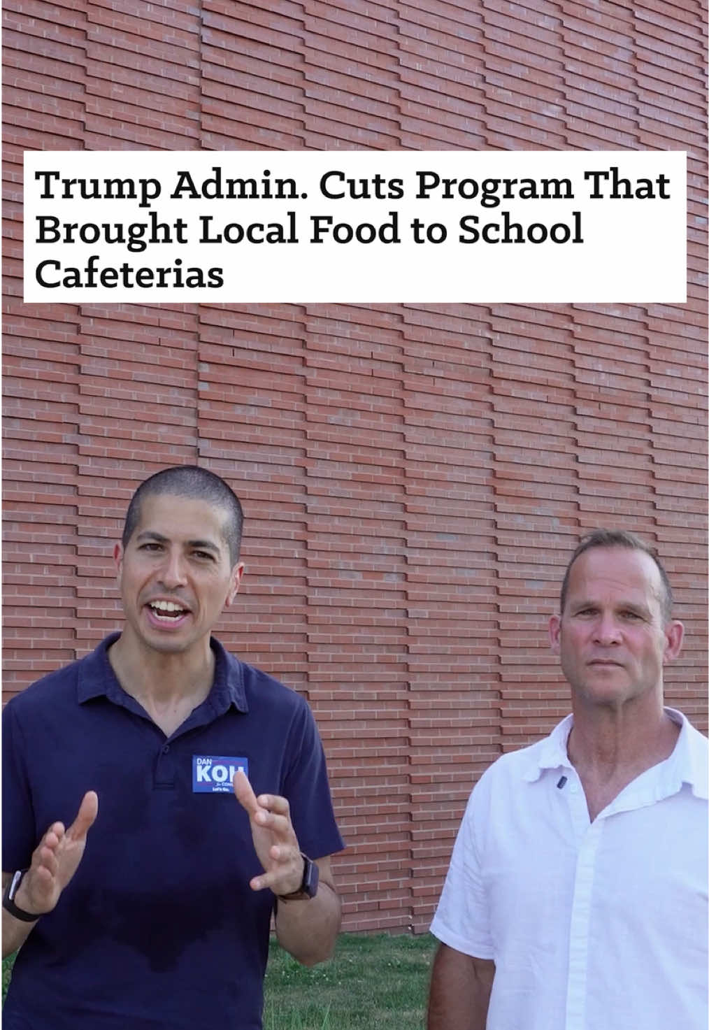 Trump cut funding that helped put fresh, local food on our kids’ lunch trays.  The Local Food for Schools program helped school systems like Billerica’s buy fresh meat, produce, and dairy from Massachusetts farmers.