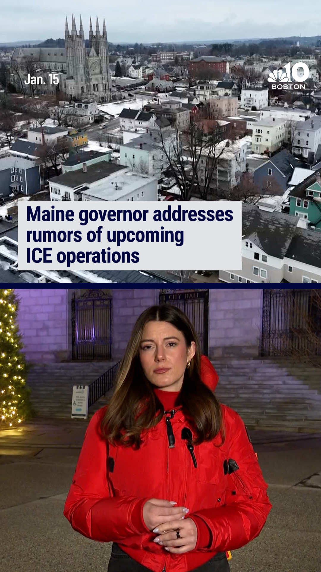Governor Janet Mills acknowledged rumors that the federal government might conduct law enforcement operations in Maine in the coming days.