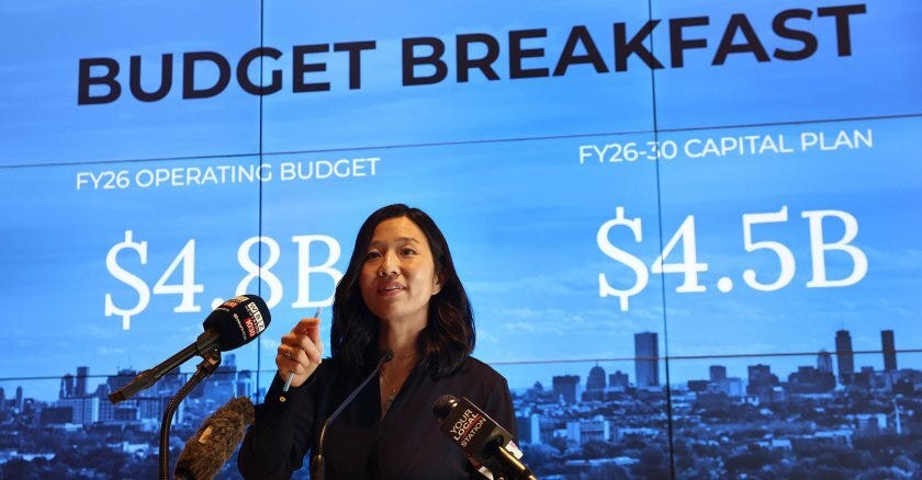 Wu boasted of Boston's strong finances during her reelection campaign. Barely four months after her big win, city government and schools face a $100 million-plus budget gap |