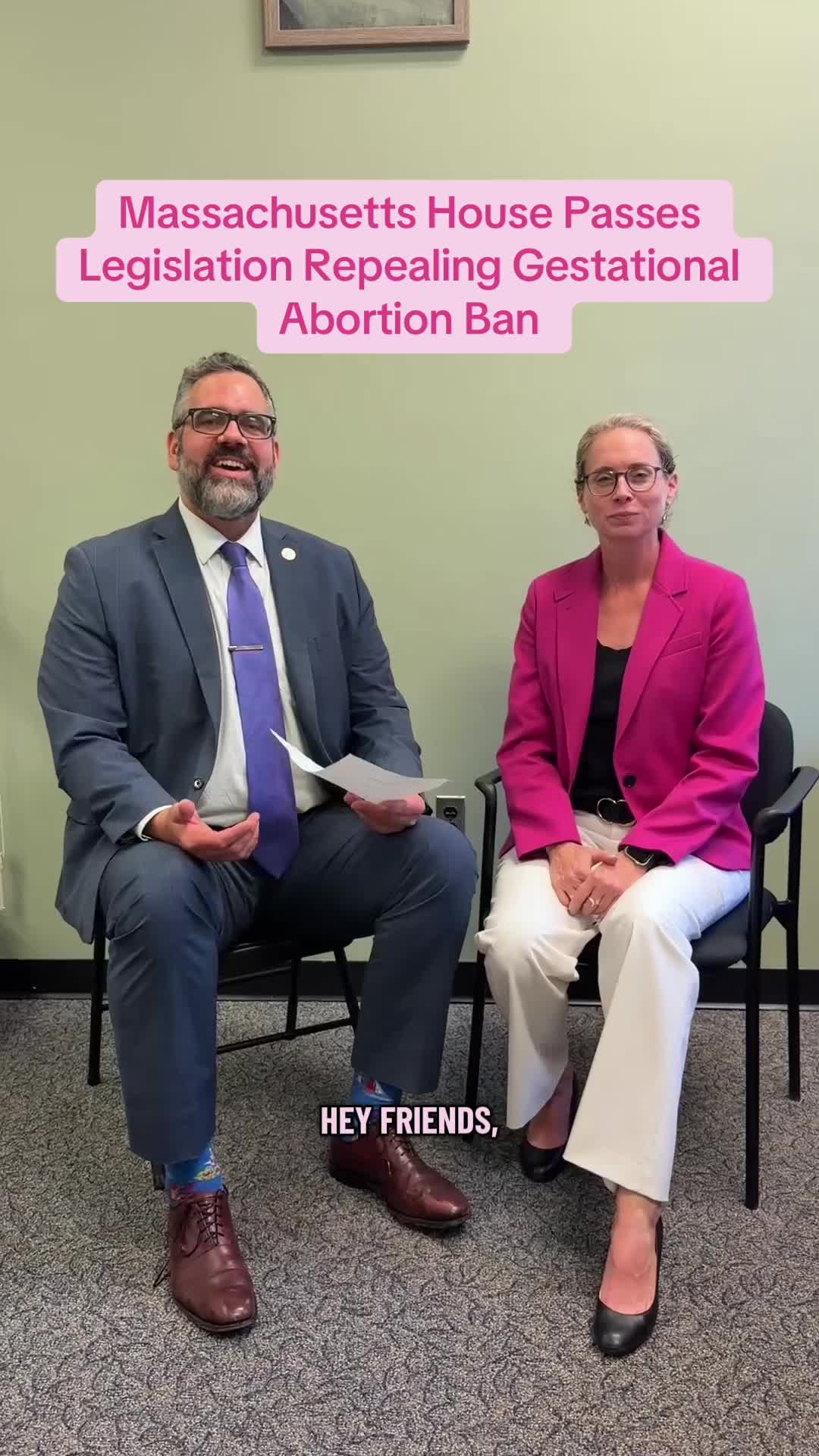 Massachusetts is a national leader on reproductive freedom, and yesterday in the House of Representatives we took action to further remove barriers to accessing abortion later in pregnancy...