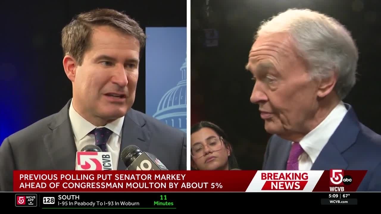 Poll finds Moulton trailing Markey in Senate race