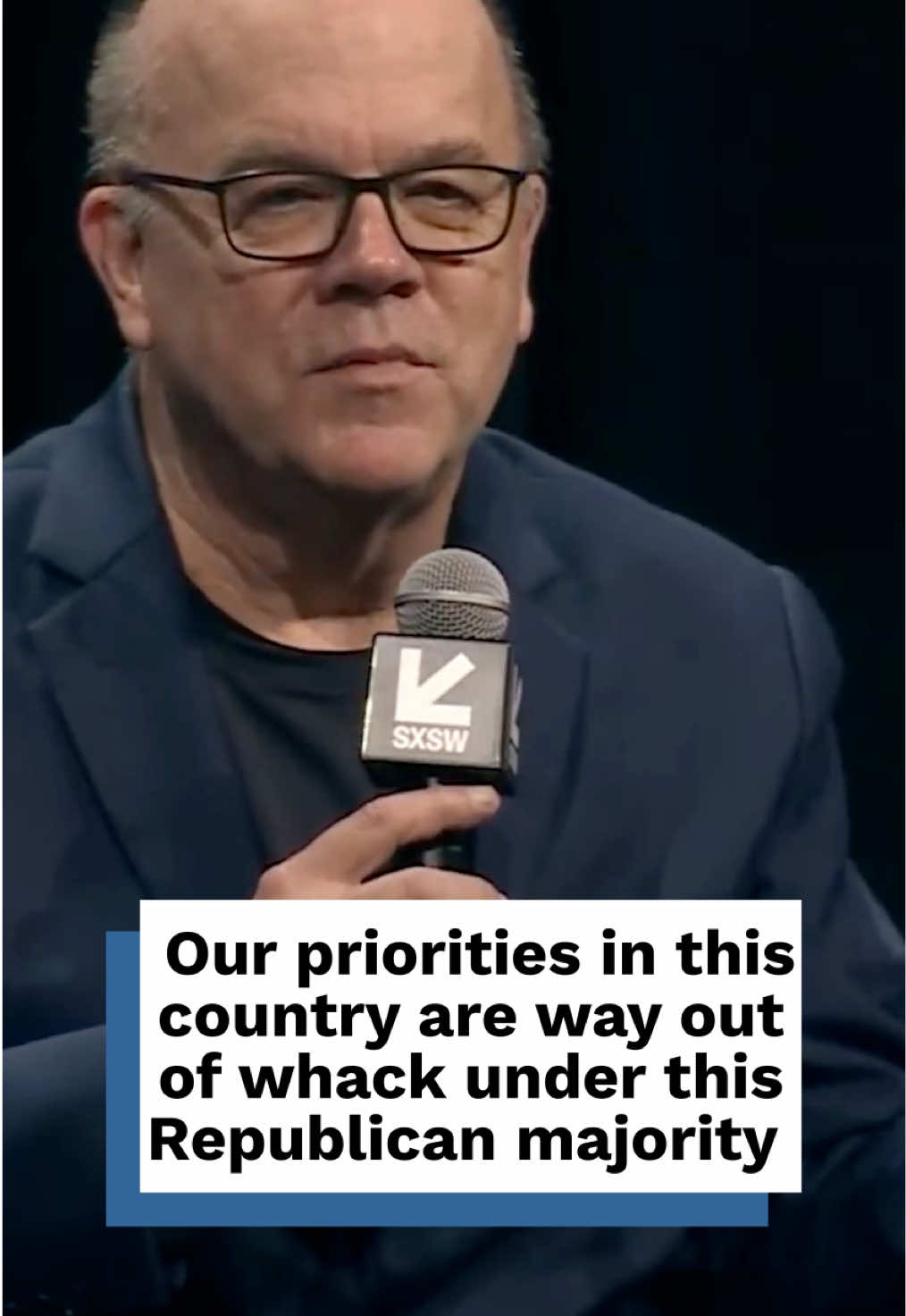 Our priorities in this country are way out of whack—we are spending billions each day on reckless, unnecessary wars & tax breaks for billionaires, but we’re told we don't have enough to feed hungry kids in school.  Hunger is a political choice.