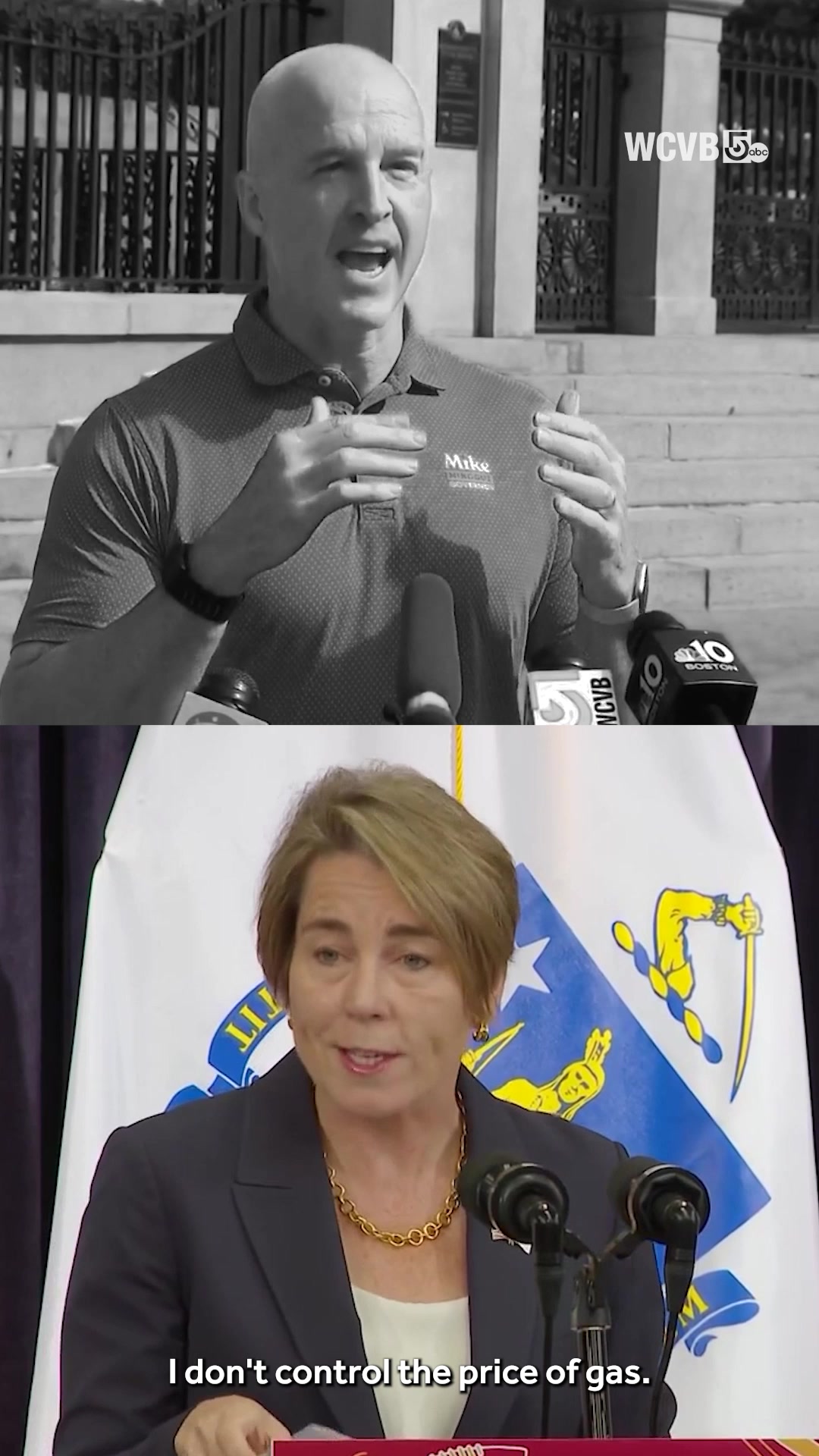 Want $0.24 back per gallon? Both Massachusetts candidates for governor have arrived at similar proposals through very different political perspectives.