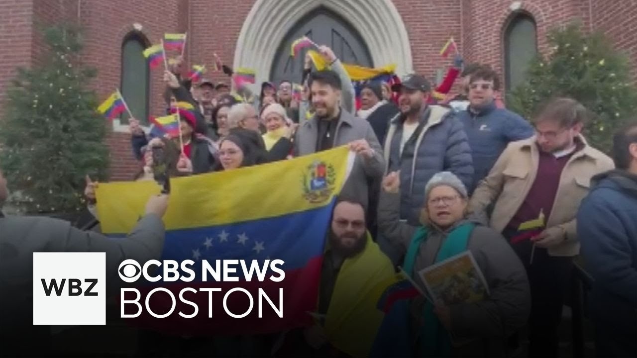 Venezuelans in Boston celebrate capture of President Maduro, hope a true democracy will be instated