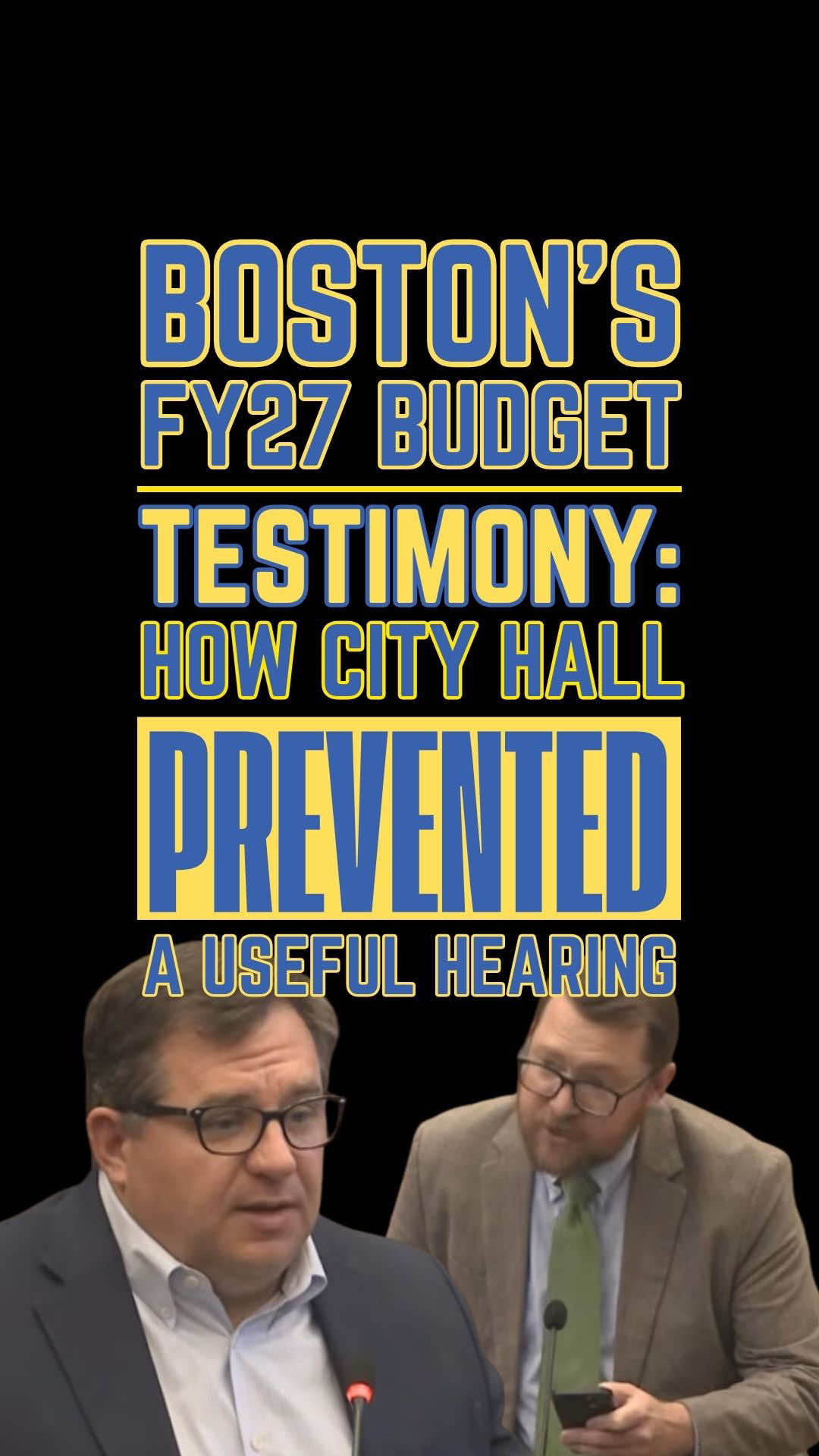 BPI testified at the Streets Cabinet budget hearing before the Boston City Council, focusing on the Wu administration’s delay in releasing a list of federal & state funding damages the public conversation about how to manage Boston’s streets.