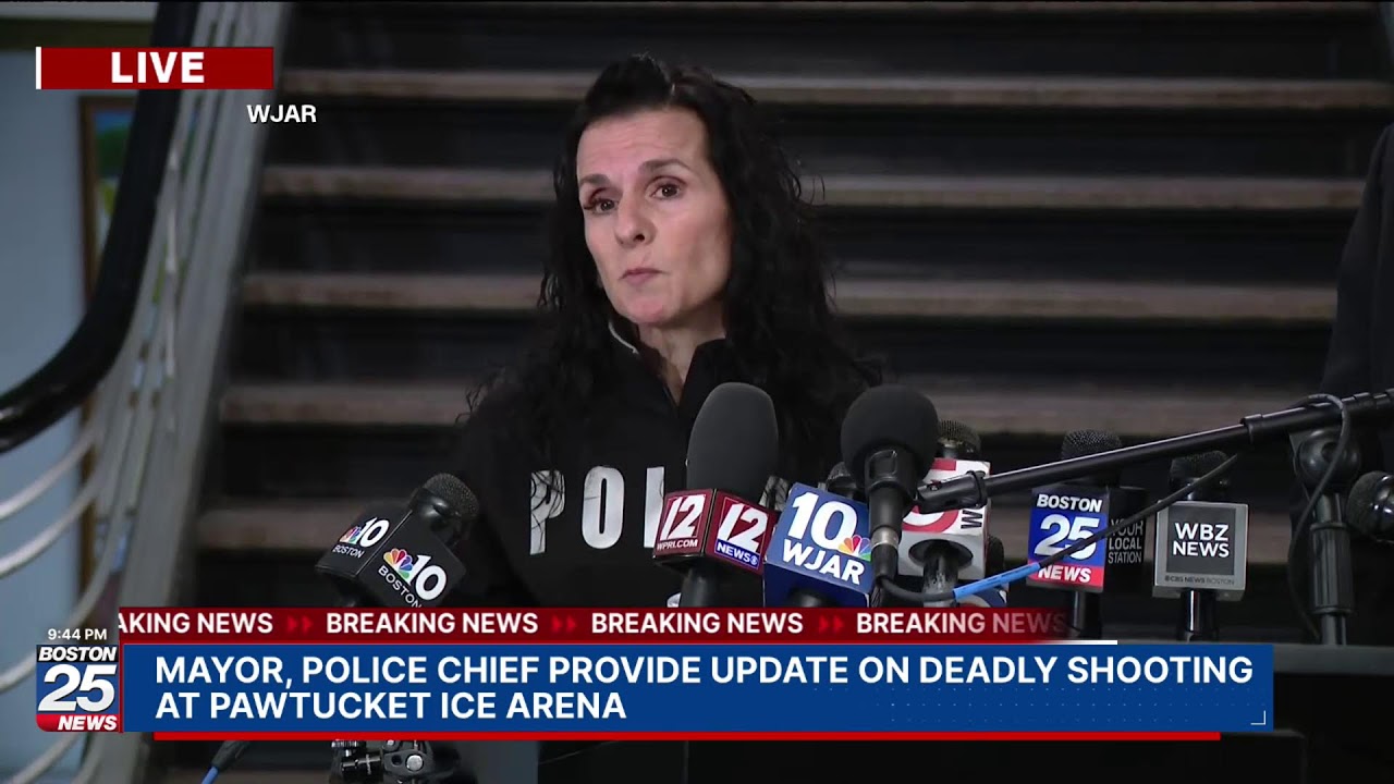 Mayor, police chief provide update on deadly shooting at Pawtucket ice arena