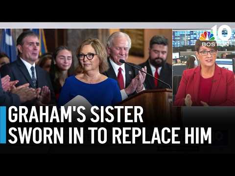 Lindsey Graham's sister sworn in to finish his Senate term