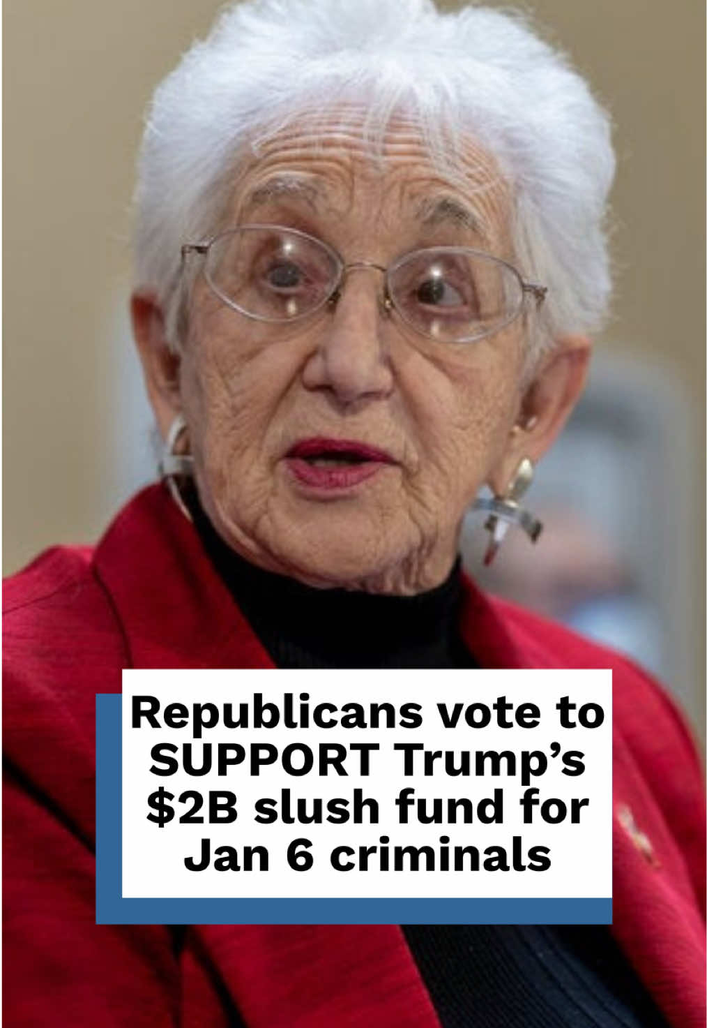 BREAKING: Republicans just voted AGAINST my amendment to stop Trump's $1.8 billion slush fund from bailing out the convicted felons who assaulted cops on January 6th. You read that right. They blocked us from even debating the issue on the House floor.