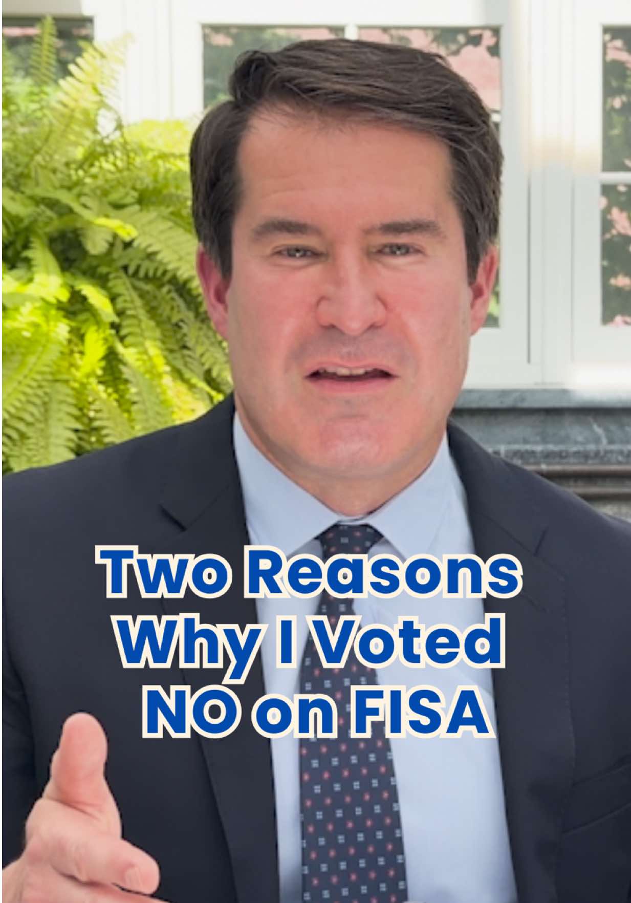 I voted NO on the FISA 702 extension today. This program needs significant reforms and safeguards from Trump and his hack army of loyalists.