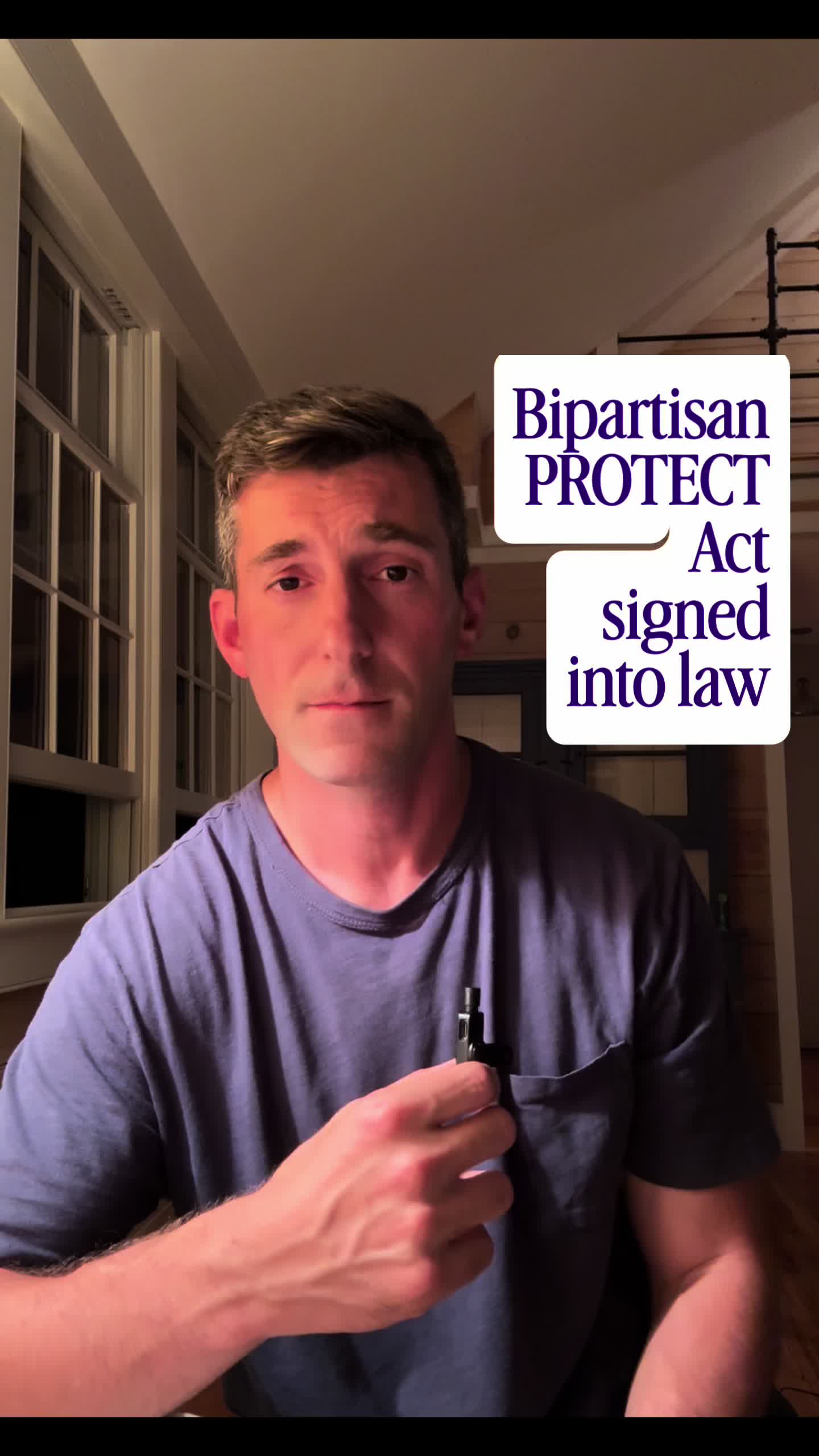 On the PROTECT Act, a bipartisan, comprehensive set of protections for our communities and against the abuses of ICE. In Massachusetts, we understand that protecting the rule of law and civil rights is consistent with and indeed advances public safety. 