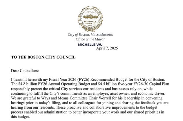 FY27 BUDGET SEASON: 6 Takeaways from Wu's Budget Letters