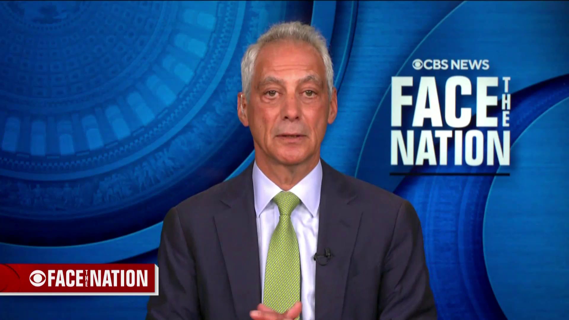 Former Obama White House Chief of Staff Rahm Emanuel says he challenged Israeli Prime Minister Benjamin Netanyahu back in 2009 on Israeli settlements in the West Bank 