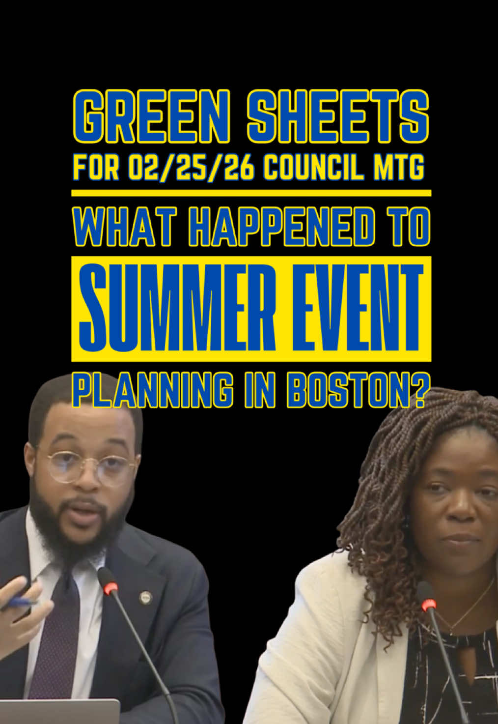 Why is Boston lagging behind other host cities when it comes to planning for the World Cup? That’s what CAL Ruthzee Louijeune wants to find out with her hearing order, Docket #0412