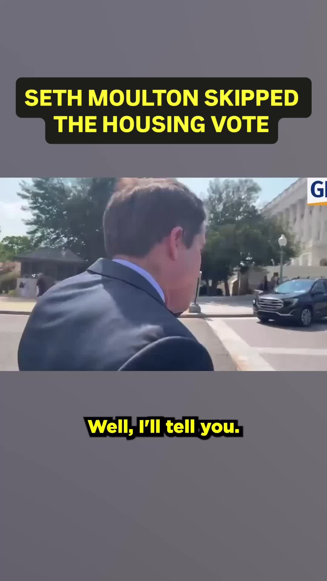 Seth Moulton says housing is his top priority but he didn’t show up when it mattered to vote on Senator Warren’s housing bill.
