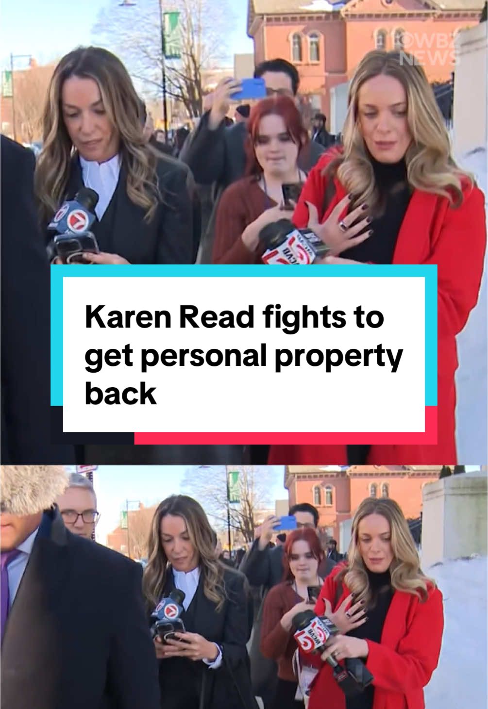 Karen Read returned to a Dedham, Massachusetts courtroom Thursday as she fights to have her seized cellphones returned.