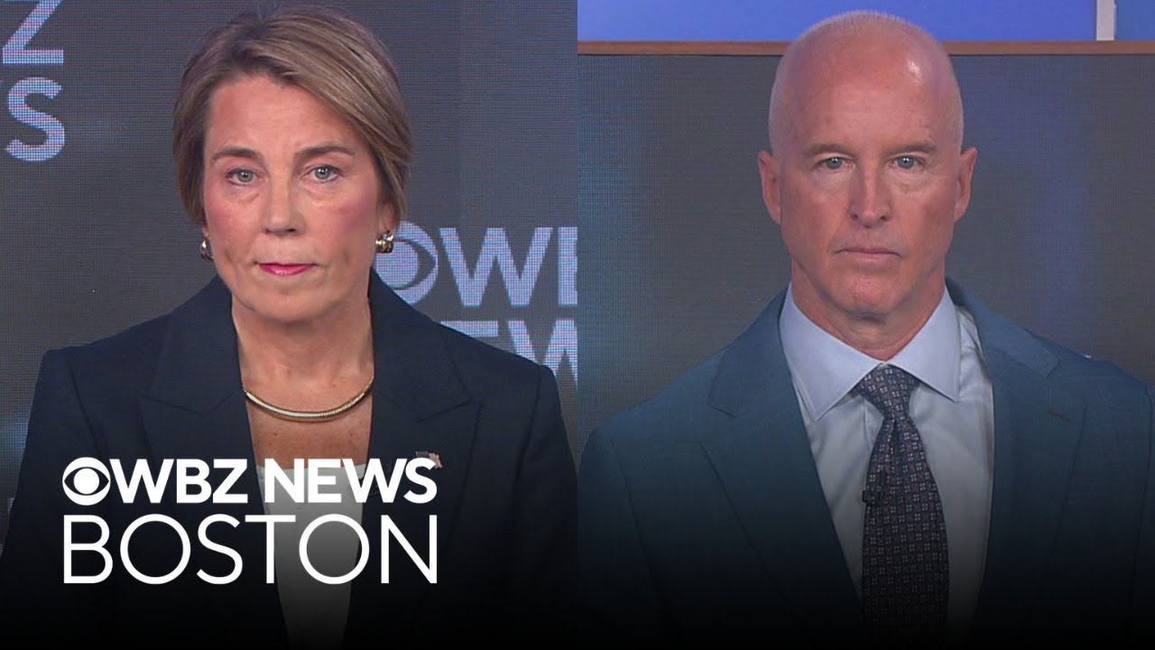 Full Massachusetts governor debate between Maura Healey and Mike Minogue on WBZ
