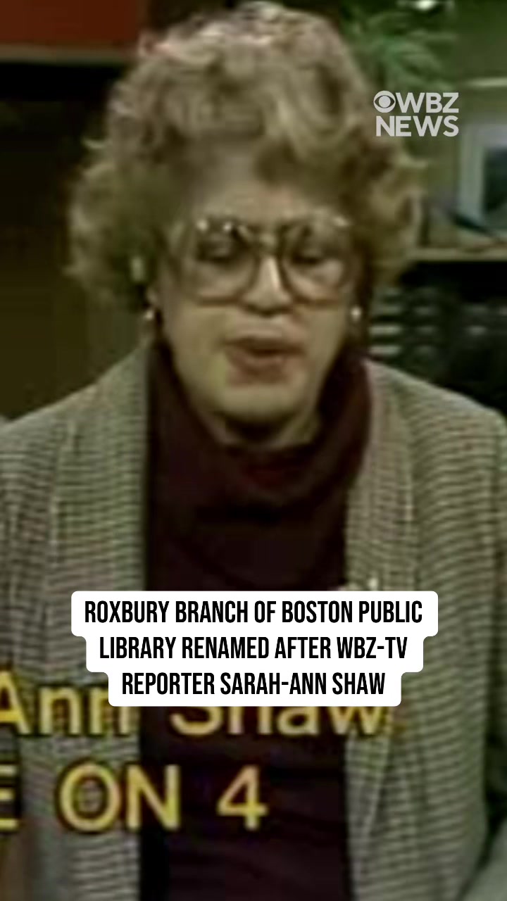 The Roxbury branch of the Boston Public Library has been officially renamed the Shaw-Roxbury Branch Library in honor of the late Sarah-Ann Shaw, the first Black woman TV news reporter in Boston and a beloved WBZ-TV journalist.