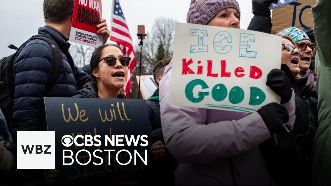 Protesters in Boston call on elected officials to end ICE's involvement in U.S. cities