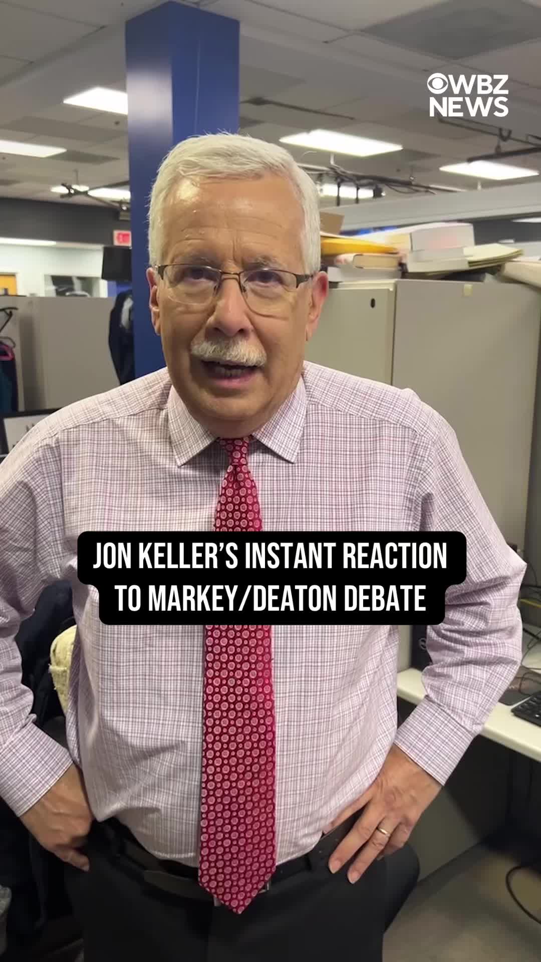 WBZ political analyst Jon Keller shares his initial thoughts and reaction after moderating tonight’s debate between incumbent Senator Ed Markey and his challenger Jon Deaton in the WBZ-TV studios. #massachusetts #masen #markey #deaton #senate