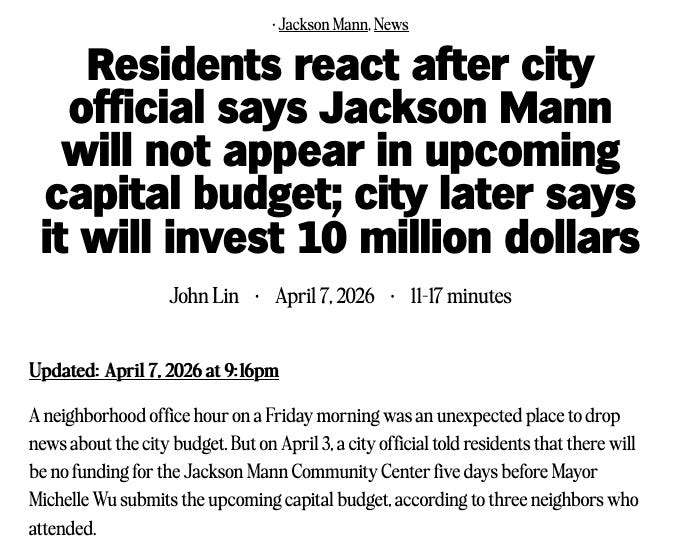 FY27 BUDGET SEASON: Previews of 4/28 hearing on Neighborhood Services' $5.9M Budget