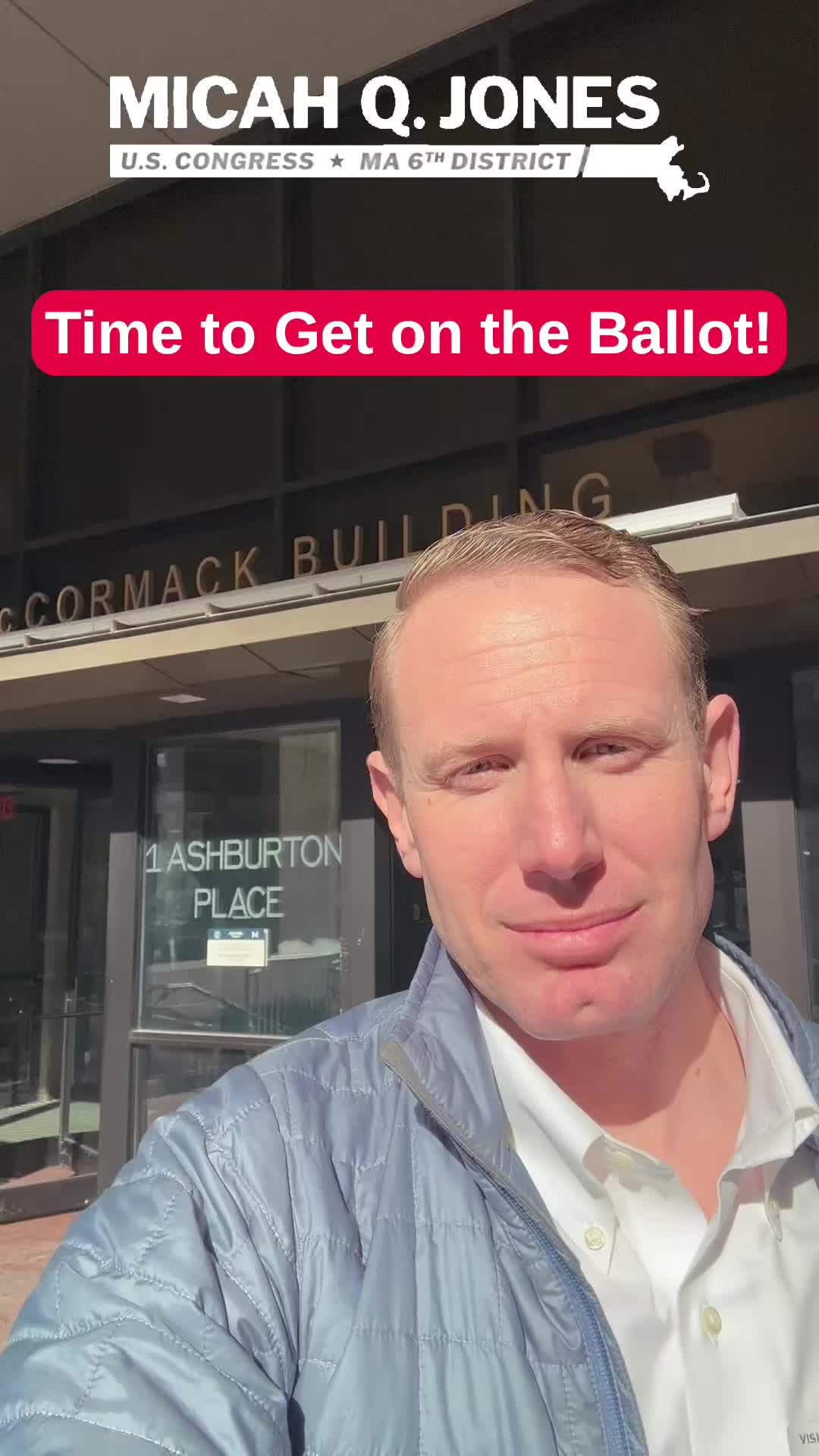 Time to get on the ballot! Today, nomination papers were released for the 2026 election. As required by Massachusetts law, I have to collect 2,000 certified signatures to get on the ballot. 